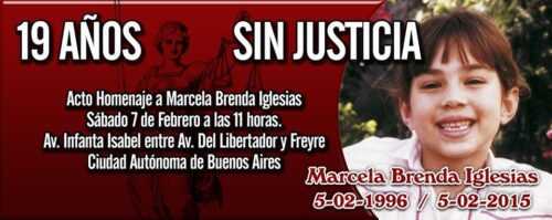 FAMILIARES DE MARCELA IGLESIAS RECLAMAN JUSTICIA