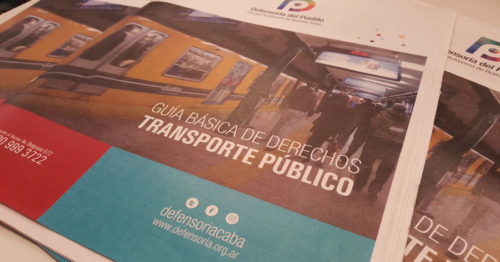 GUIA PARA USUARIOS DE TRANSPORTE PÚBLICO