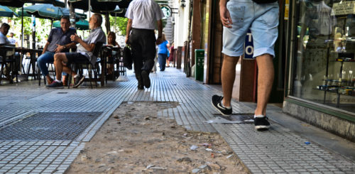 VEREDAS ROTAS EN LA CIUDAD