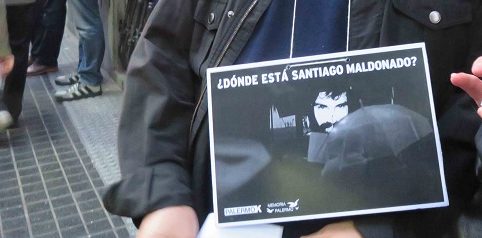 ¿DÓNDE ESTÁ SANTIAGO MALDONADO?