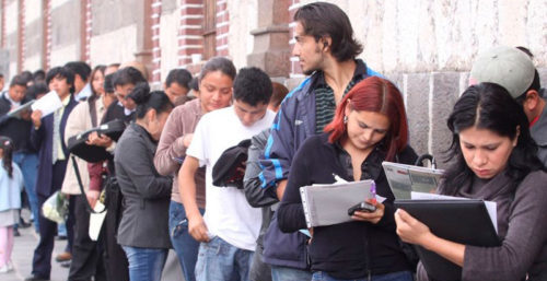 CRECE EL DESEMPLEO JOVEN EN LA CIUDAD