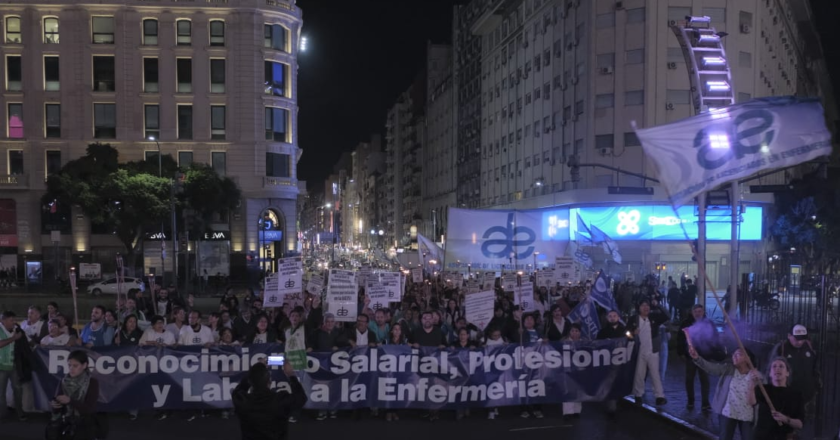 MARCHA Y PARO DE LOS TRABAJADORES Y LAS TRABAJADORAS DE LA SALUD EN CABA