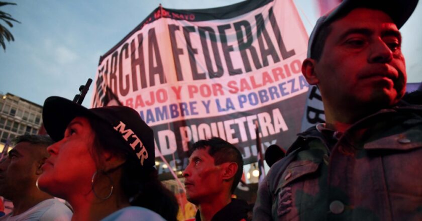 MARCHA PIQUETERA FEDERAL CONTRA LAS CONTRA EL HAMBRE Y LA POBREZA