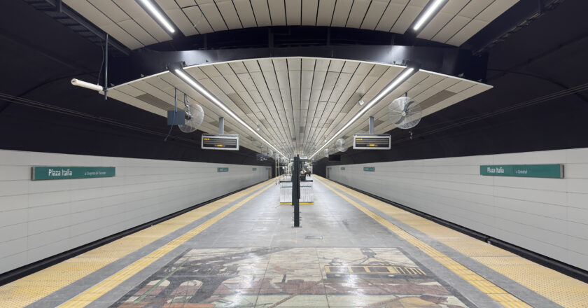 REABRÍO LA ESTACIÓN PLAZA ITALIA