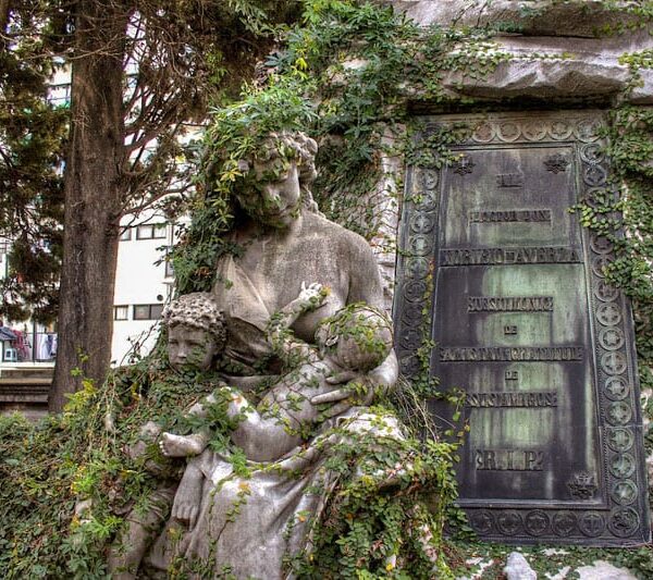 MUJERES ARTISTAS EN EL CEMENTERIO DE LA RECOLETA