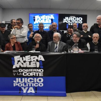 CAMPAÑA «FUERA MILEI, SU GOBIERNO Y LA CORTE»